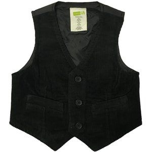 Crazy 8 Black Corduroy Vest
